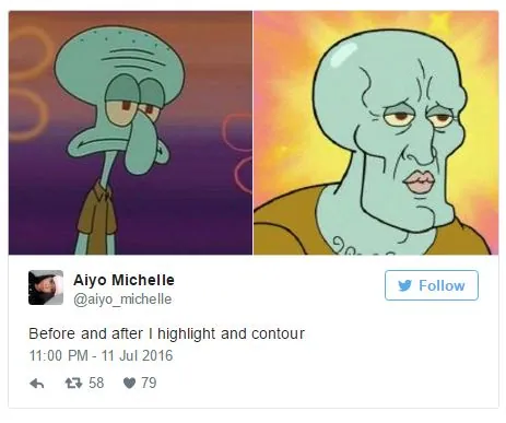 Carte meme Before and After Contour