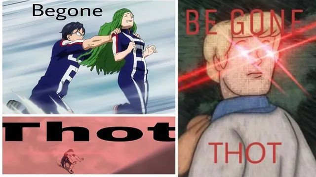 Carte meme Begone, Thot