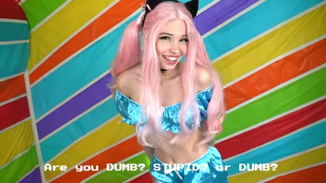 Belle Delphine's "I'm Back" meme card
