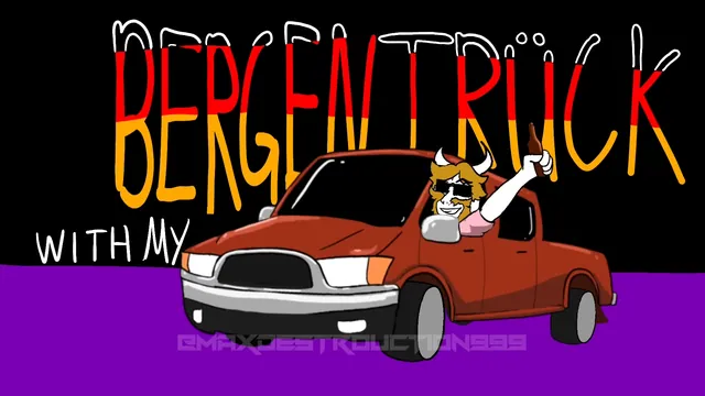 Carte meme Bergentruck / Driving In My Car