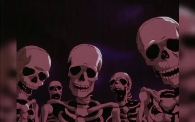 Berserk Skeletons meme card