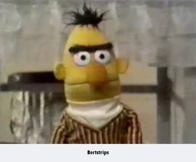 Bertstrips meme card