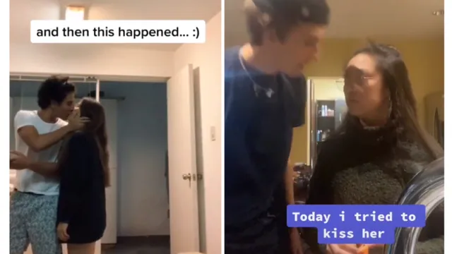 Best Friend Kiss Challenge meme card
