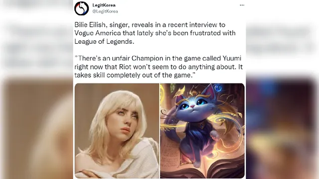 Carte meme Billie Eilish, Singer, Reveals In A Recent Interview to Vogue America