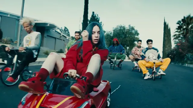 Billie Eilish's "Bad Guy" meme card