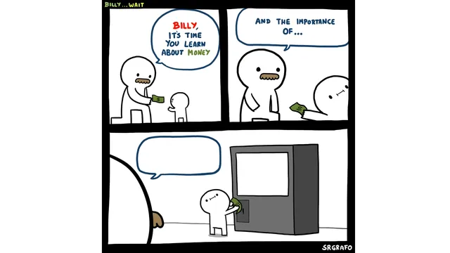 Billy, It's Time You Learn About Money meme card