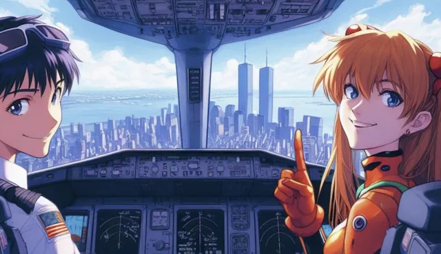Carte meme Bing AI Characters Doing 9/11