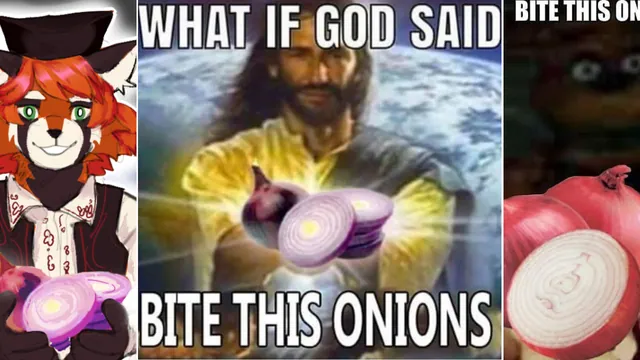 Bite This Onions meme card