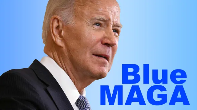 Carte meme Blue MAGA
