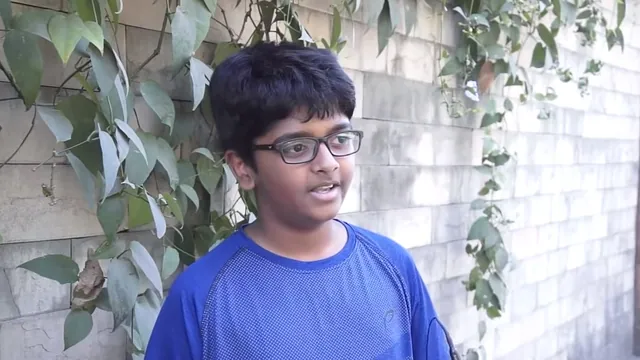 Blue Shirt Kid meme card