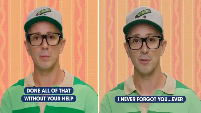 Blue's Clues Steve Video meme card
