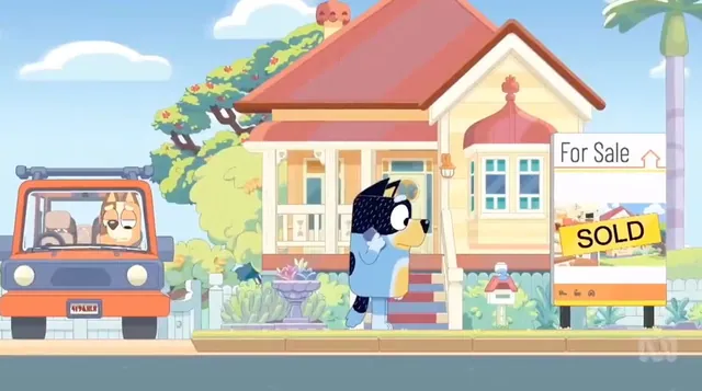 Carte meme Bluey « The Sign » Episode
