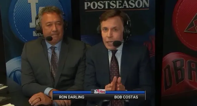 Bob Costas / Ron Darling Parodies meme card