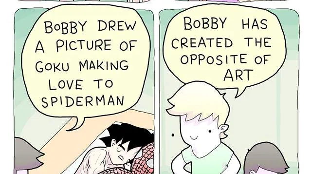 Carte meme Bobby Has Created the Opposite of Art