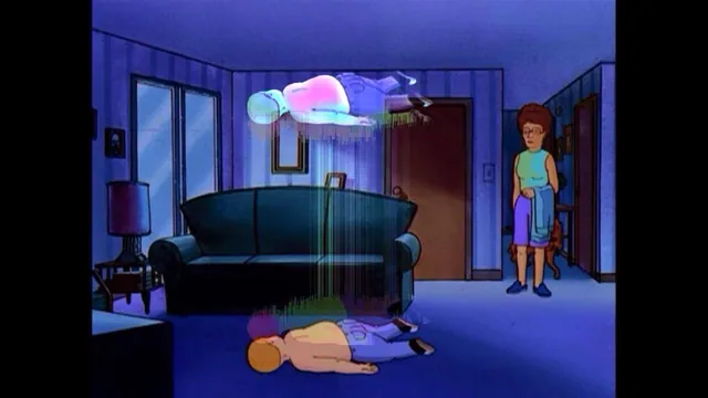 Bobby Hill Ascending / Out Of Body Experience meme card