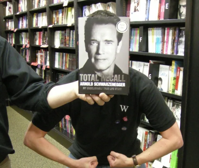 Bookface meme card