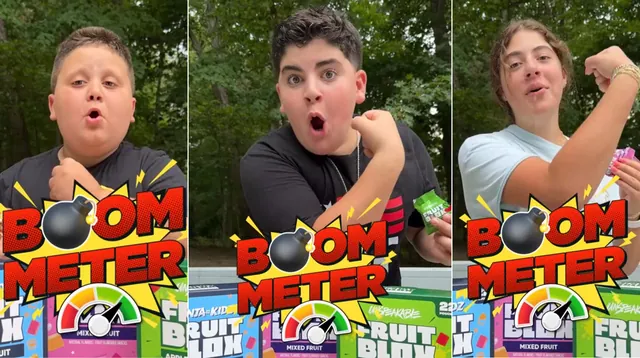Carte meme Boom Meter
