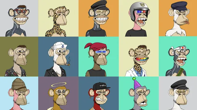 Bored Ape Yacht Club meme card