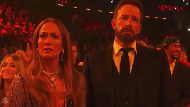Bored Ben Affleck (2023 Grammys) meme card