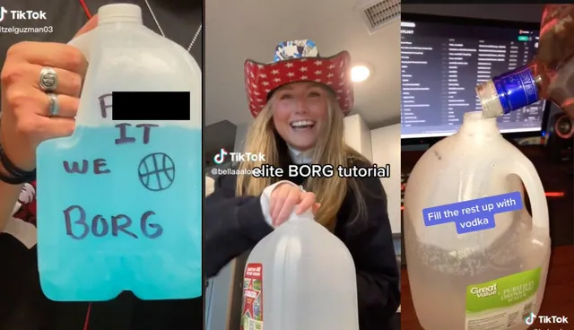 Borg (TikTok Drinking Trend) meme card