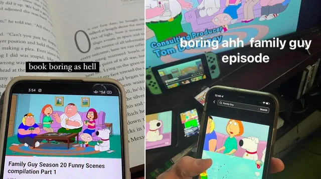 Boring Ahh Family Guy Episode meme card