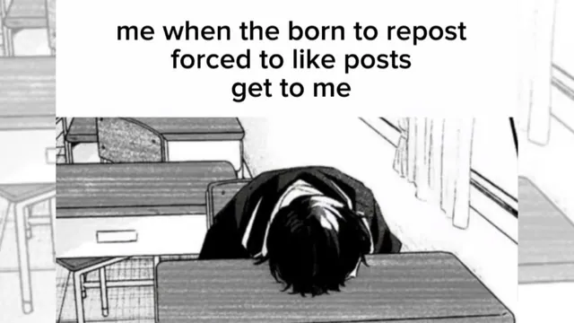 Born to Repost, Forced to Like / Favorite meme card