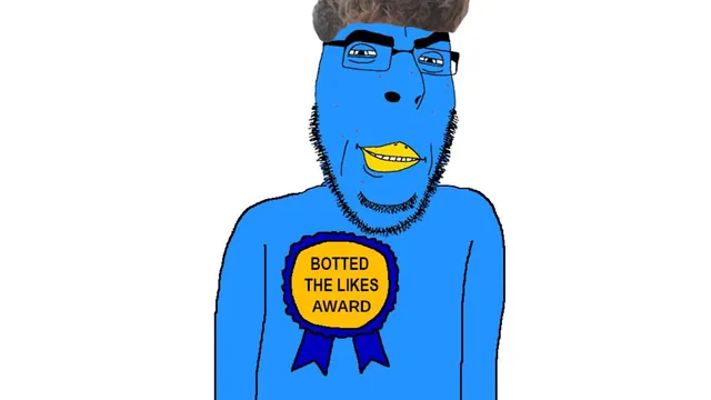 Carte meme Botted the Likes Award