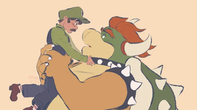 Bowser x Luigi / Bowuigi meme card
