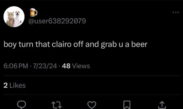 Boy Turn That Clairo Off and Grab U A Beer meme card