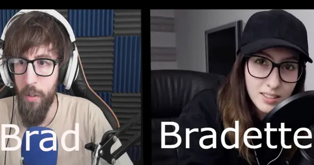 Bradette meme card