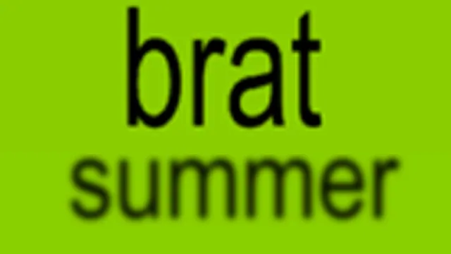 Carte meme Brat Summer