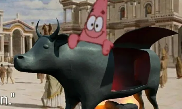 Carte meme Brazen Bull