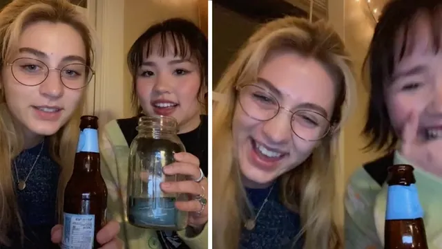 Bre N Mia Laughing meme card