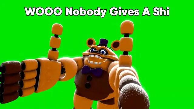 Breadbear Woo Nobody Gives A Shit meme card