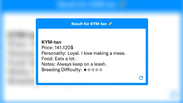 Carte meme Breeding Difficulty / « I Sold You To A Pet Store » Toasteed Quiz