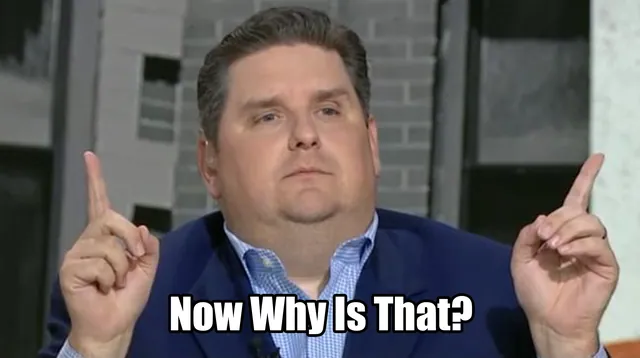 Brian Windhorst Now Why Is That? meme card