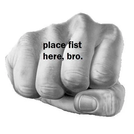 Carte meme Bro Fist