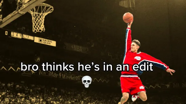 Bro Thinks He's In An Edit meme card