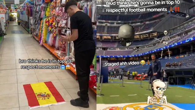 Bro Thinks He's in "Top 10 Respectful Moments in Football" / Respect The Badge meme card