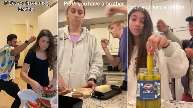 Brother Boxing (TikTok Trend) meme card
