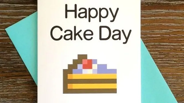 Cake Day meme card