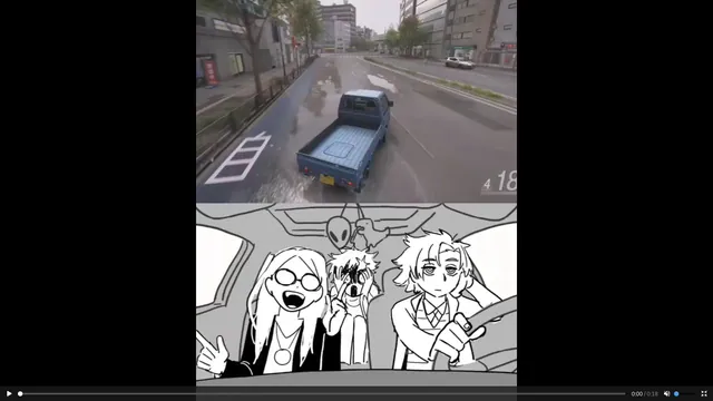 California Gurls/Forza Horizon Kei Truck Drift meme card