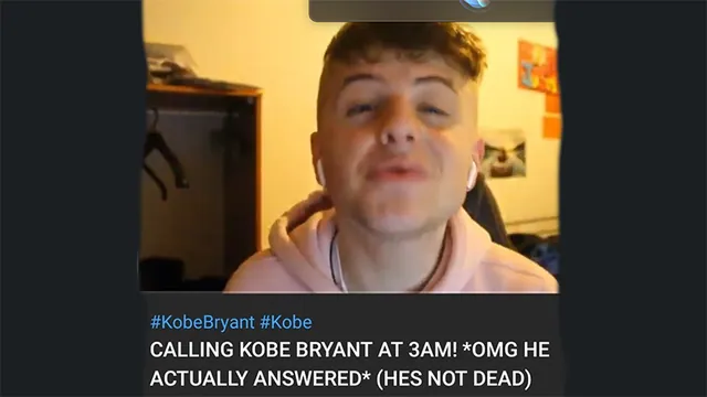 Calling Kobe Bryant At 3AM meme card