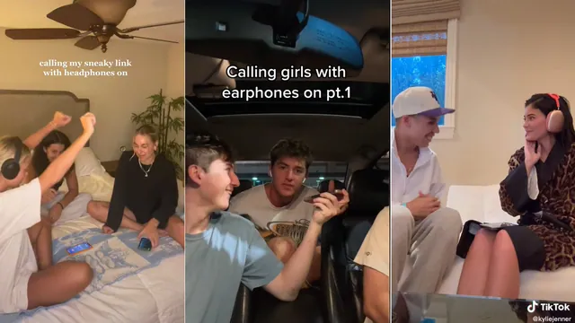 Calling People With Headphones On meme card