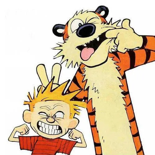 Carte meme Calvin and Hobbes
