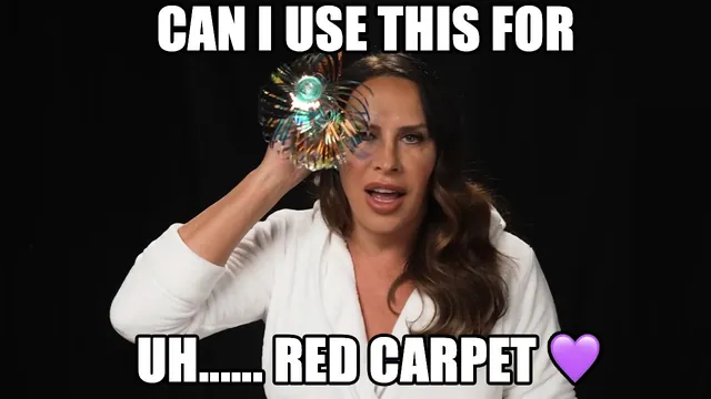 Carte meme Can I Use This For Uh Red Carpet 💜