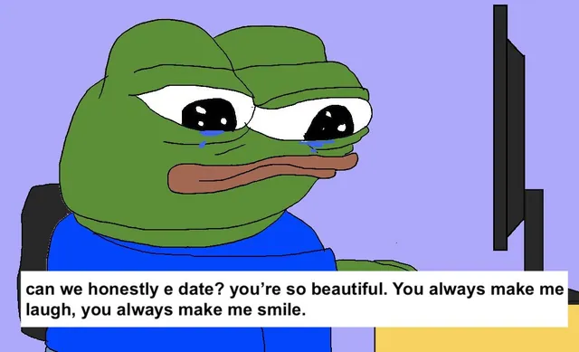Can We Honestly E-Date? meme card