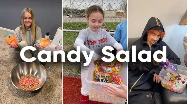 Carte meme Candy Salad (TikTok)