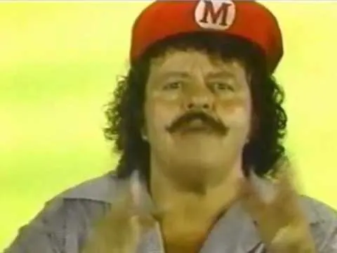 Captain Lou Albano's "Just Say No" PSA meme card