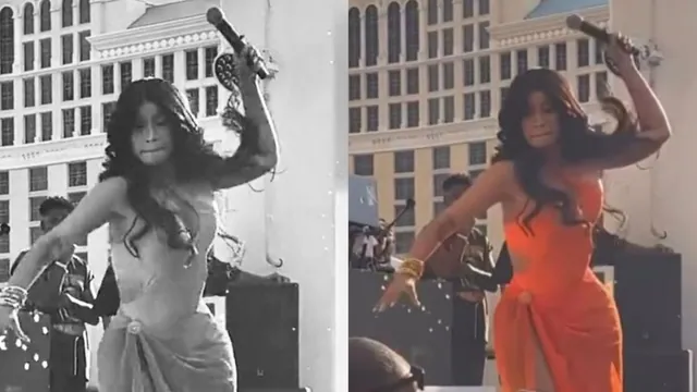 Cardi B Throwing Microphone At Fan meme card